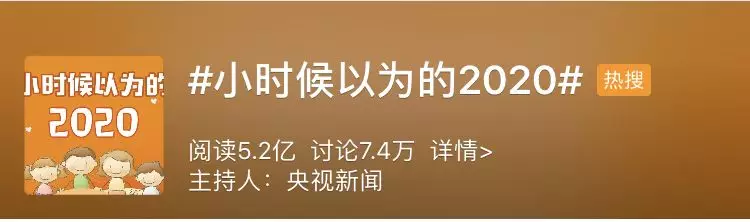 小时候以为的2020居然马上要来了！